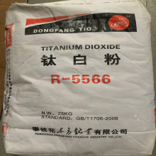 Dioxido de titanio Rutile R5566 Grado de la industria